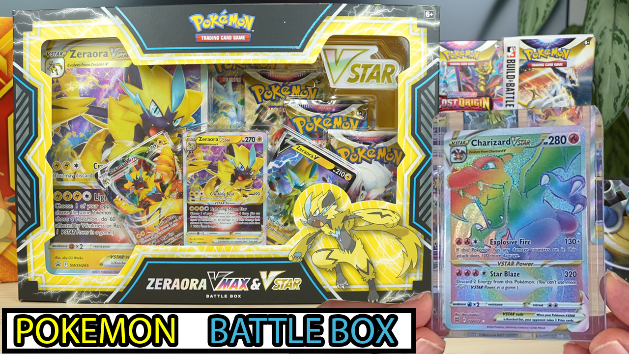 Watch Pokemon TCG&colon; Zeraora VMax & VStar Battle Box Unbox